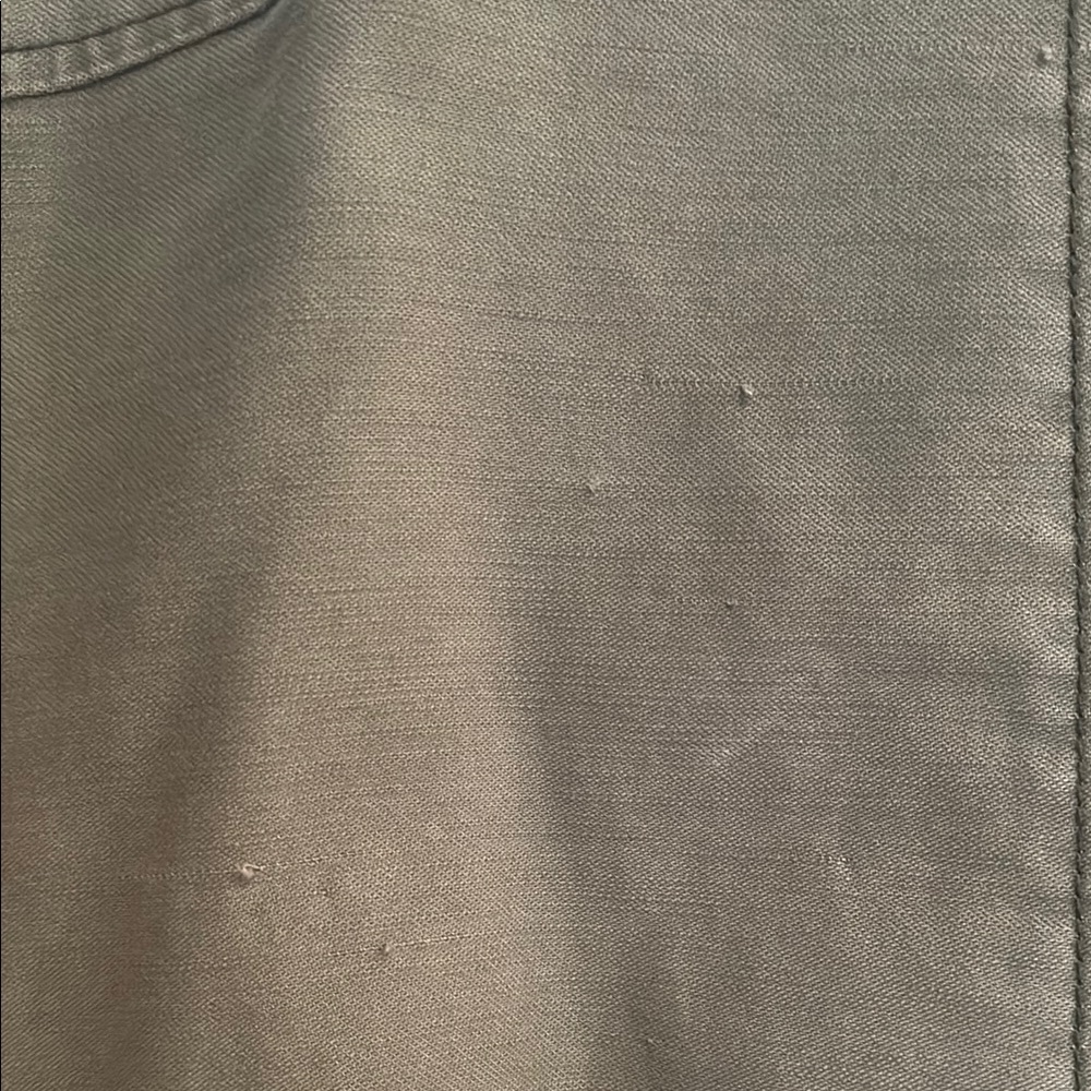 Olive Green Jacket with Red Trim - Picture 5 of 7
